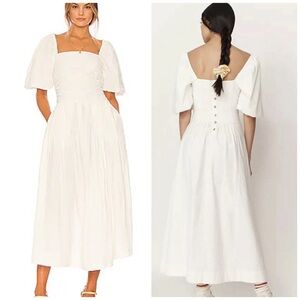 Free People Ain’t She A Beaut Midi Dress